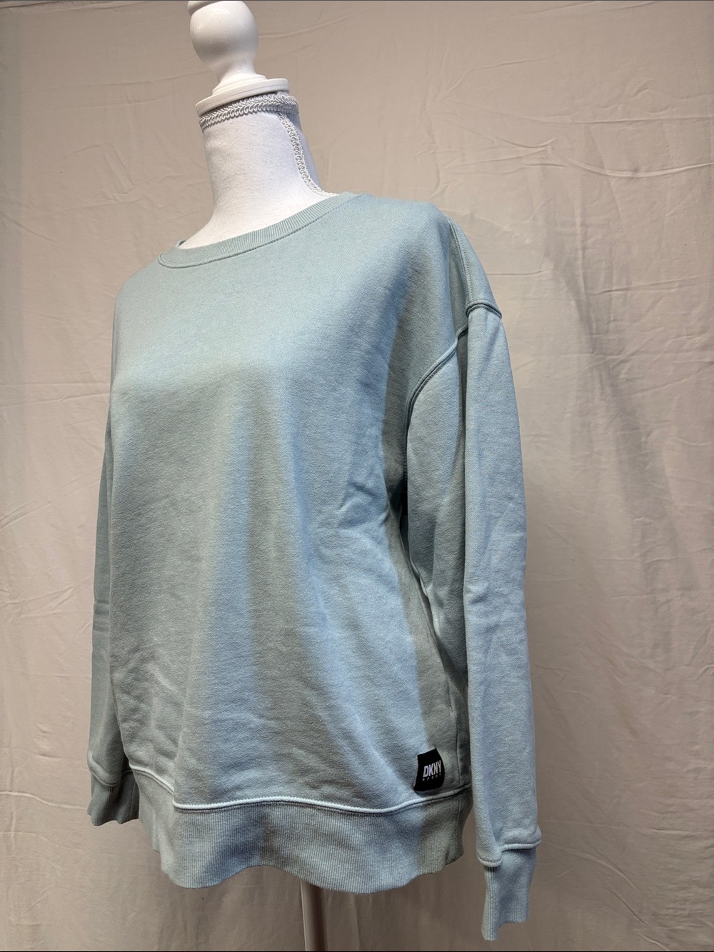 DKNY Pale Blue Classic Crewneck Sweatshirt